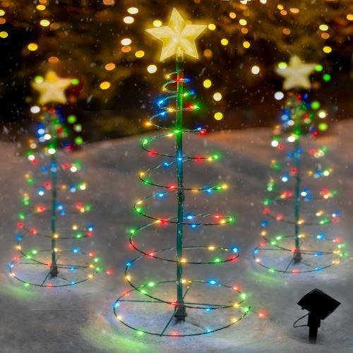 Solar Metal LED Christmas Tree Decoration String LightsEARLY CHRISTMAS SALE