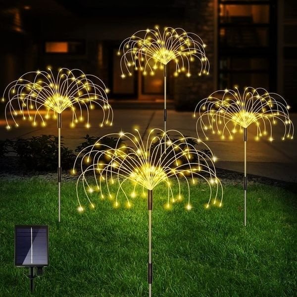 🔥Last Day 49% OFF🔥- Waterproof Solar Garden Fireworks Lamp