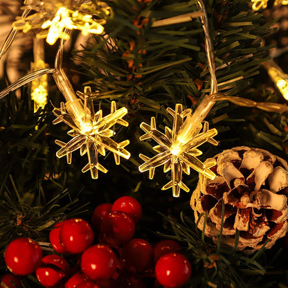 Christmas Snowflake String Lights