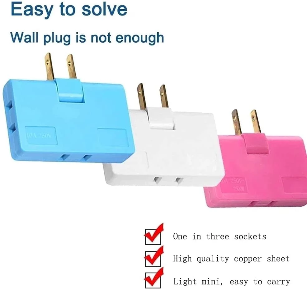 (3PCS+1 For Free)3 in 1 Rotatable Socket Converte