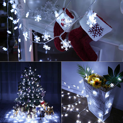 Christmas Snowflake Shaped lamp string (EARLY CHRISTMAS SALE - BUY TWO GET ONE FREE)