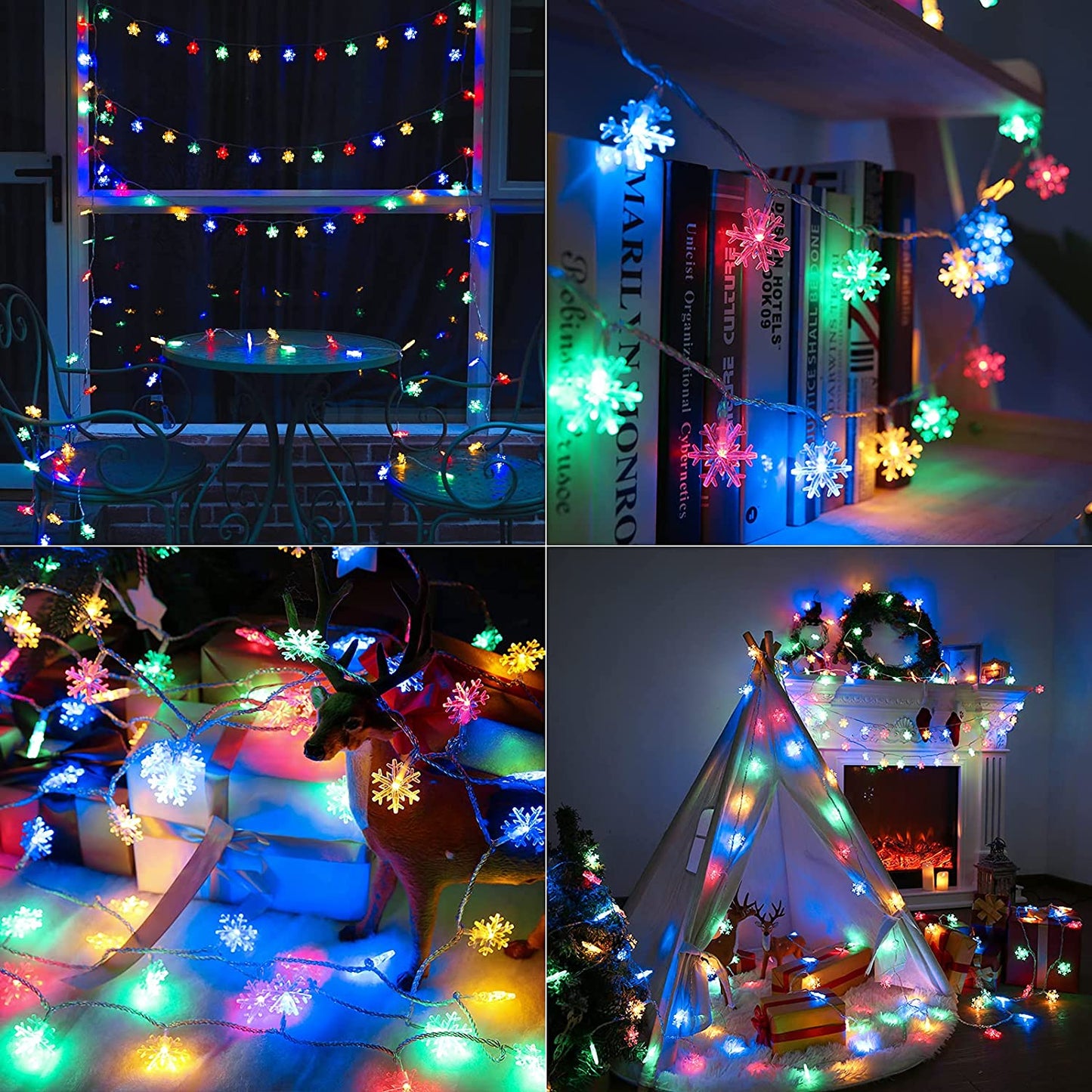 Christmas Snowflake Shaped lamp string (EARLY CHRISTMAS SALE - BUY TWO GET ONE FREE)