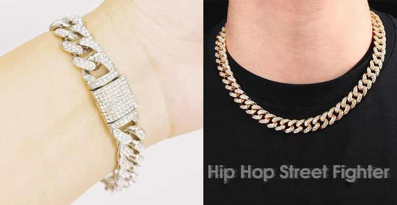 11mm Moissanite Miami Cuban Link Chain in S925 Silver